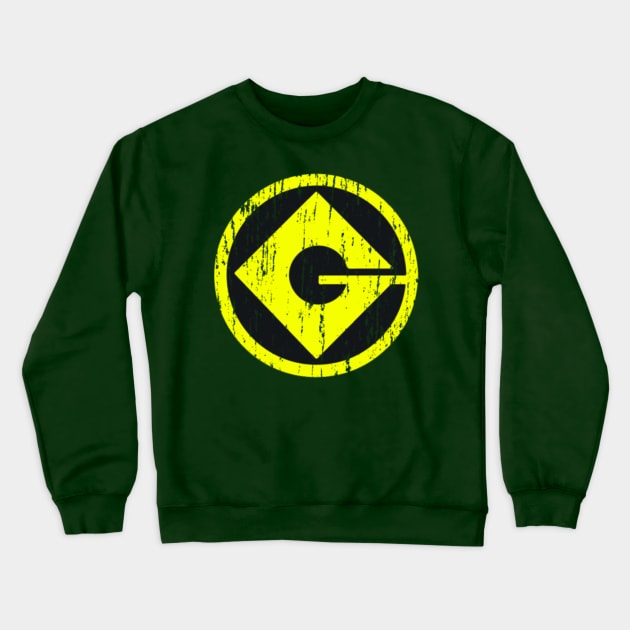 Gru Monogram distress Crewneck Sweatshirt by woodsman